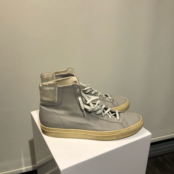 Common Projects Other - Common Projects Grey Achilles High Size 42